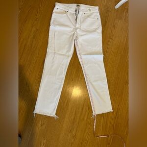 J. Crew White Denim Jeans